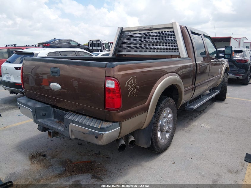 2012 FORD F-250 auction photo 4