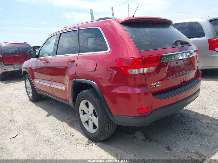 Vin: 1j4rr4gg7bc570256, lot: 45813894, jeep grand cherokee laredo 20113