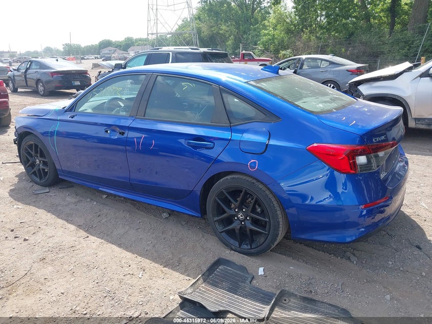 2022 HONDA CIVIC 2.0L I-4 DI, DOHC, V(VIN: 2HGFE2F58NH589359