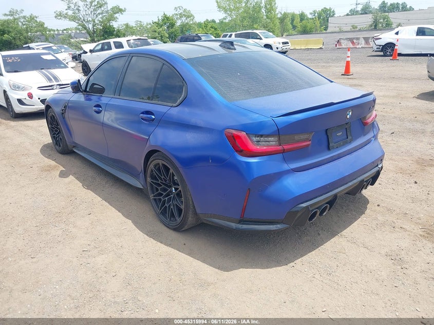 Vin: wbs43ay03nfl74134, lot: 45813920, bmw m3 competition xdrive 20223