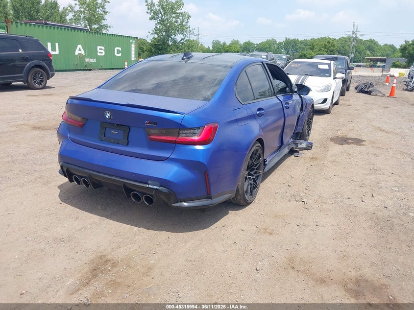 Vin: wbs43ay03nfl74134, lot: 45813920, bmw m3 competition xdrive 20224