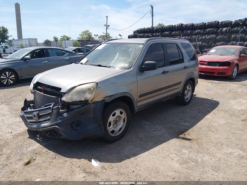 2006 Honda Cr-V Lx JHLRD68576C023669 photo 1