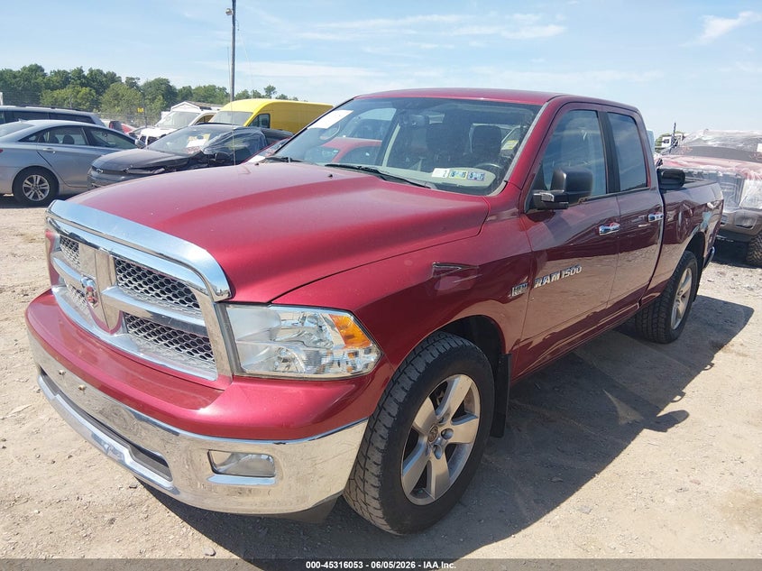 Vin: 1c6rd7gt9cs185394, lot: 45813979, ram 1500 slt 20122