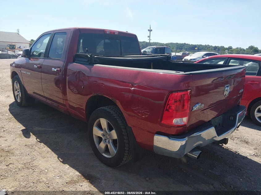 Vin: 1c6rd7gt9cs185394, lot: 45813979, ram 1500 slt 20123
