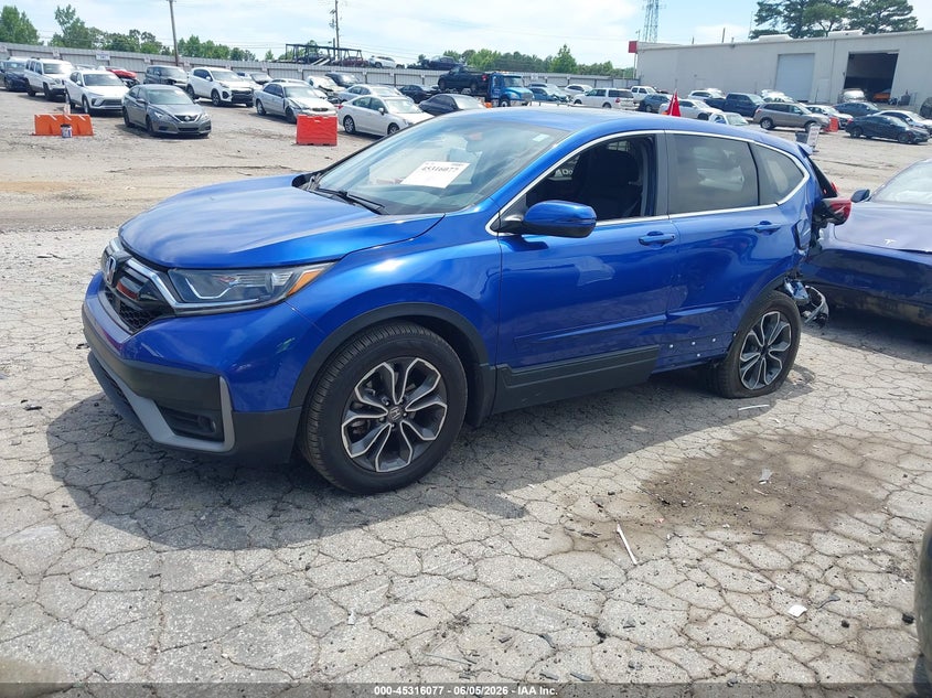 Vin: 7farw1h53ne011034, lot: 45814003, honda cr-v 2wd ex 20222