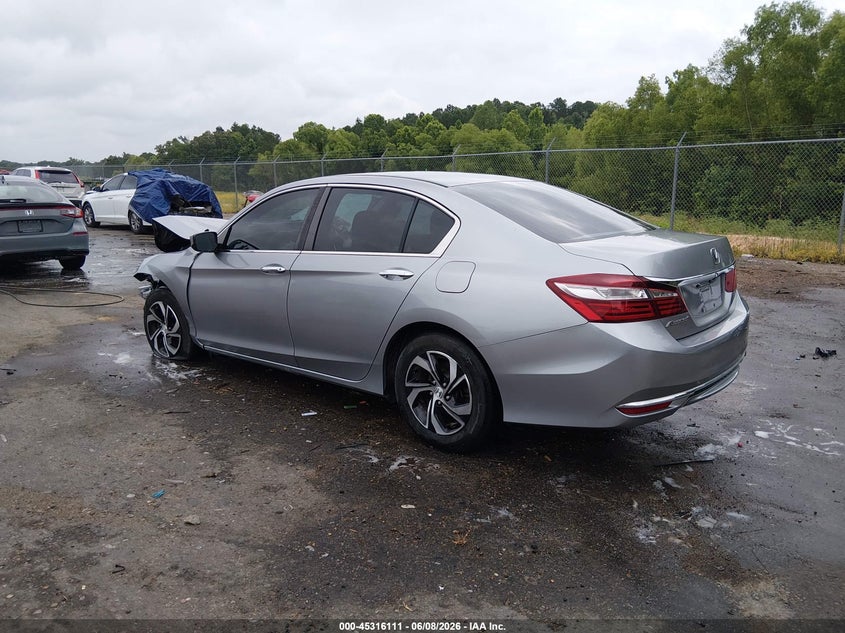 Vin: 1hgcr2f38ha188595, lot: 45814037, honda accord lx 20173