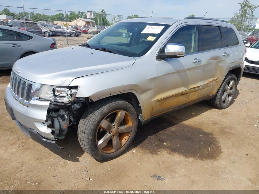 Vin: 1c4rjfbg2dc582141, lot: 45814059, jeep grand cherokee limited 20132