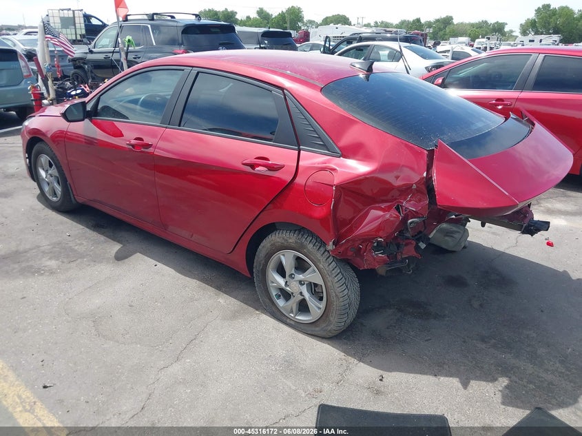 2022 HYUNDAI ELANTRA auction photo 3