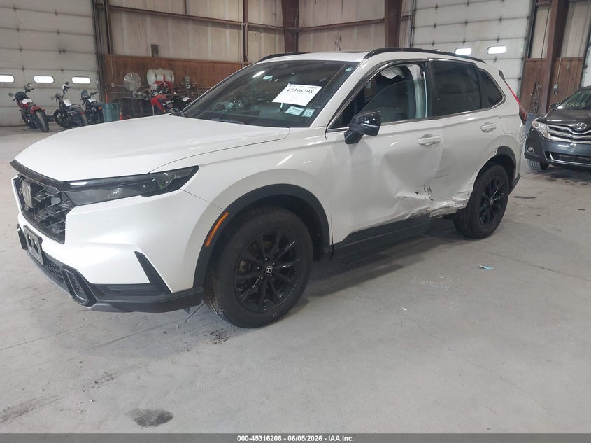 Vin: 2hkrs6h51rh801329, lot: 45814134, honda cr-v hybrid sport 20242
