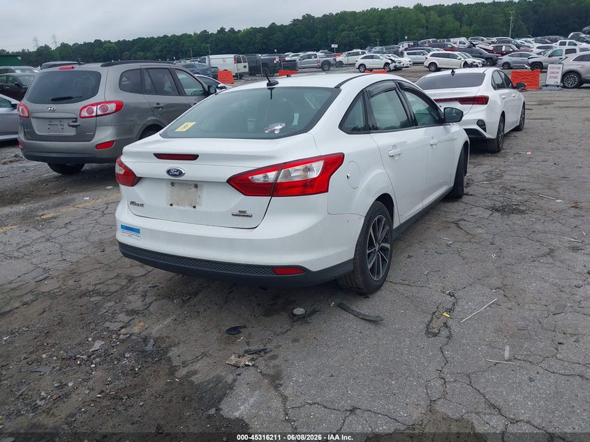 Vin: 1fadp3f22el243845, lot: 45814137, ford focus se 20144