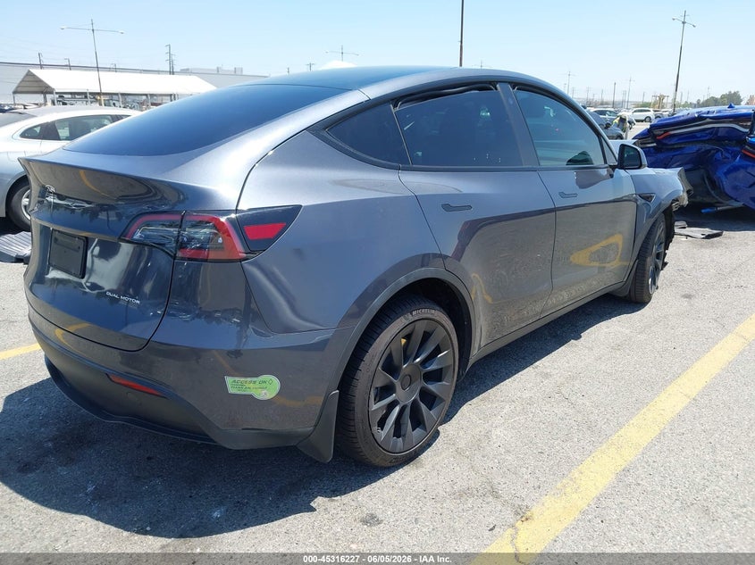 Vin: 7saygdee4pa028874, lot: 45814153, tesla model y awd/long range dual motor all-wheel drive 20234