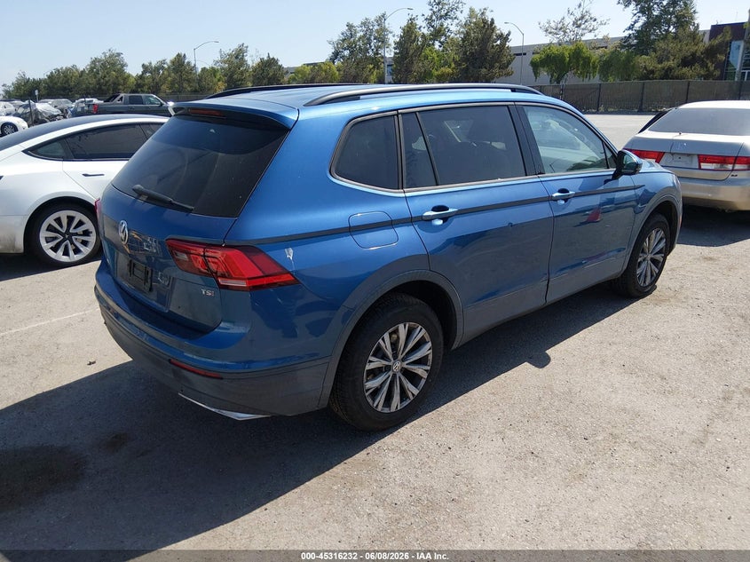 Vin: 3vv1b7axxjm115241, lot: 45814158, volkswagen tiguan 2.0t s 20184