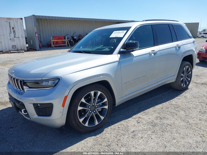Vin: 1c4rjhdg7s8800194, lot: 45814159, jeep grand cherokee overland 4x4 20252