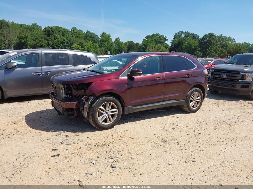 Vin: 2fmpk3j96jbc05390, lot: 45814173, ford edge sel 20182