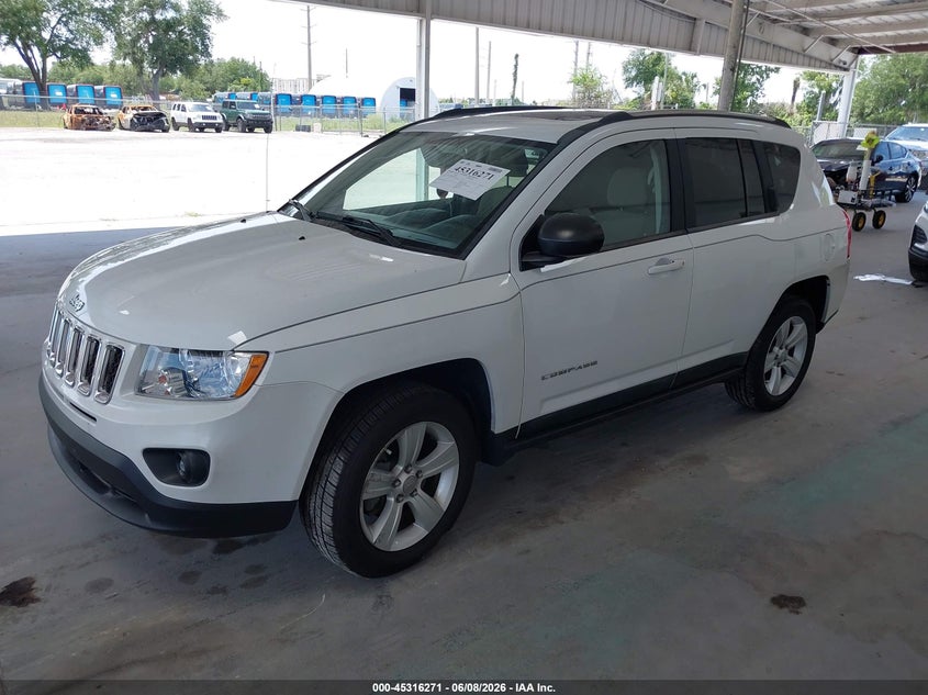 Vin: 1j4nt1fb6bd267659, lot: 45814197, jeep compass 20112