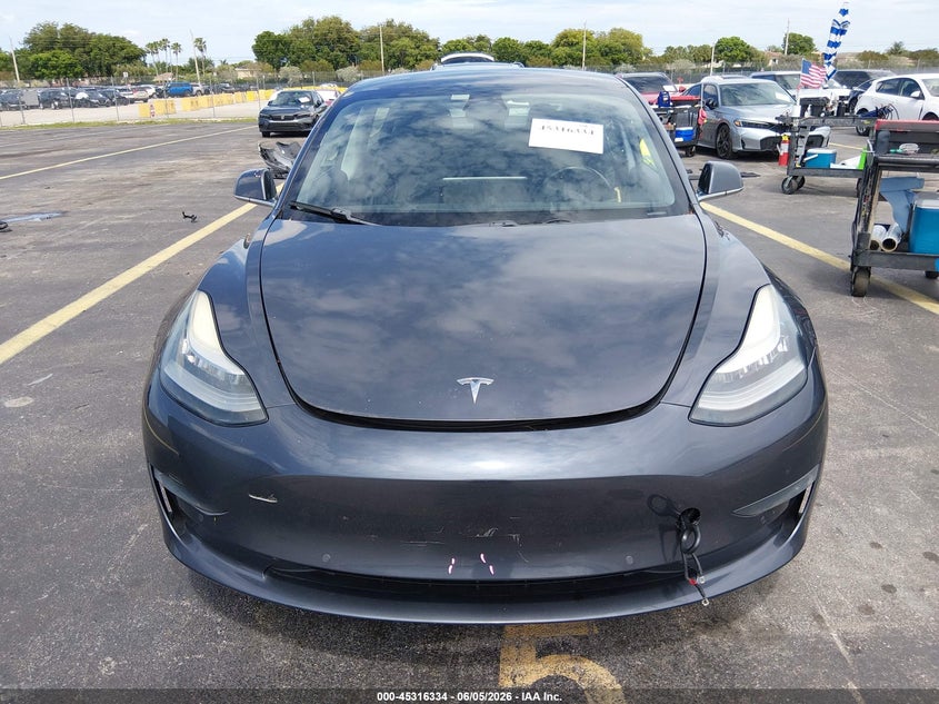 2019 Tesla Model 3 grey Lot 111045316334 Vin 5YJ3E1EB4KF386084