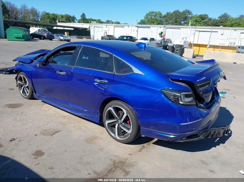 Vin: 1hgcv1f33ka015614, lot: 45814265, honda accord sport 20193
