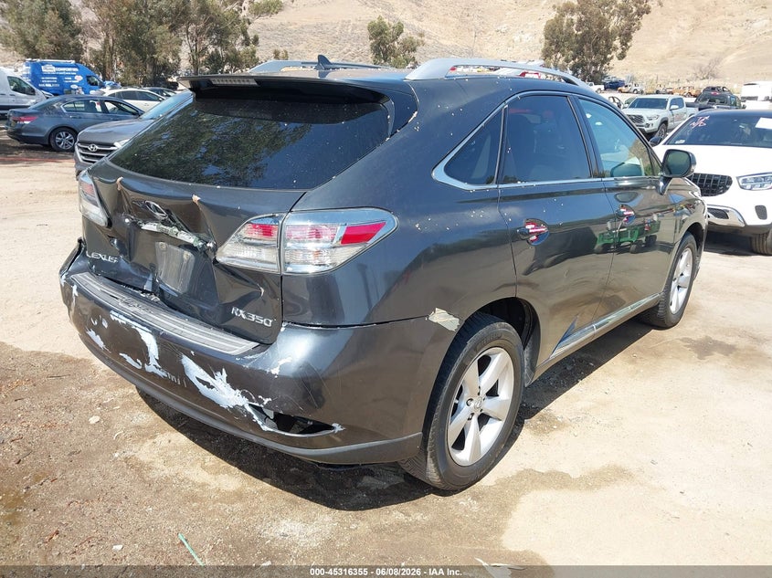 Vin: 2t2bk1ba0ac021691, lot: 45814281, lexus rx 350 20104