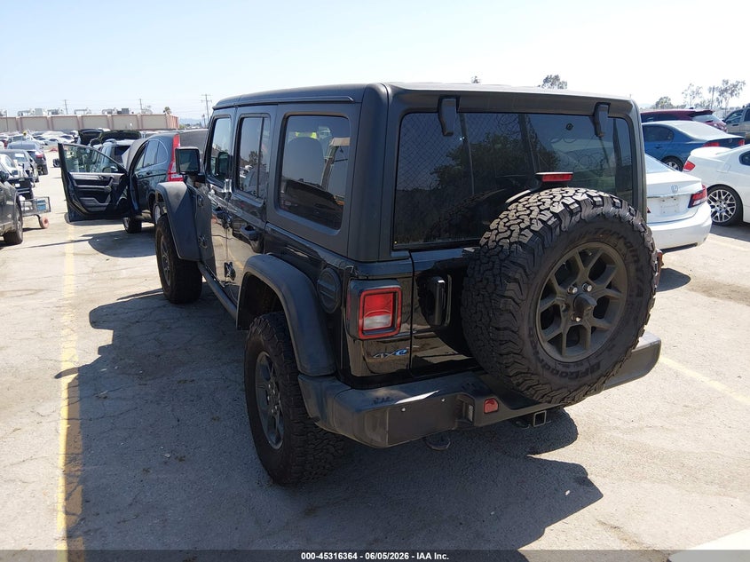 2025 JEEP WRANGLER 4XE 2.0L I-4 DI, DOHC, T(VIN: 1C4RJXN61SW578778