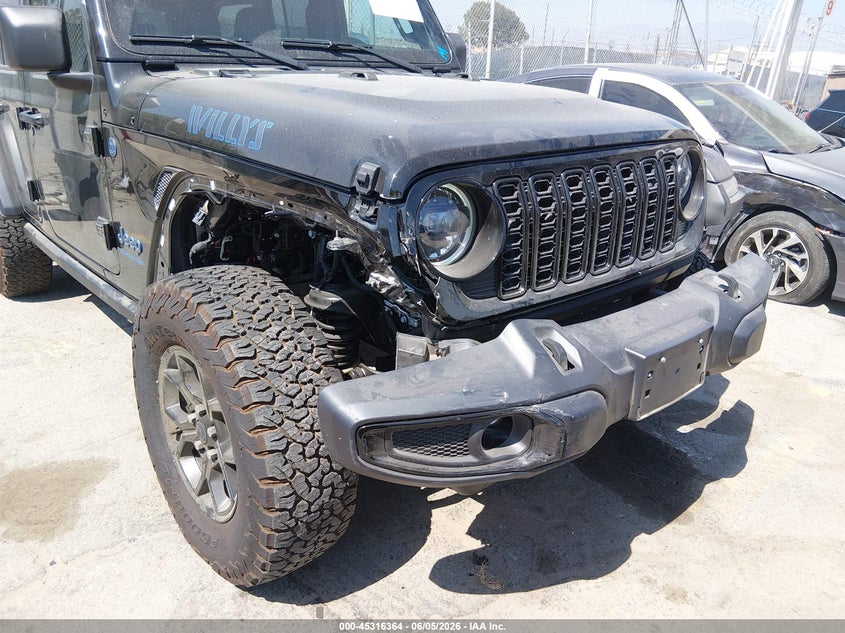 2025 JEEP WRANGLER 4XE 2.0L I-4 DI, DOHC, T(VIN: 1C4RJXN61SW578778