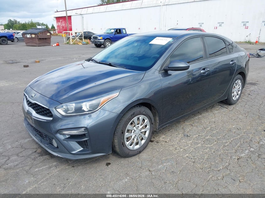 Vin: 3kpf24ad7ke028224, lot: 45814321, kia forte fe 20192