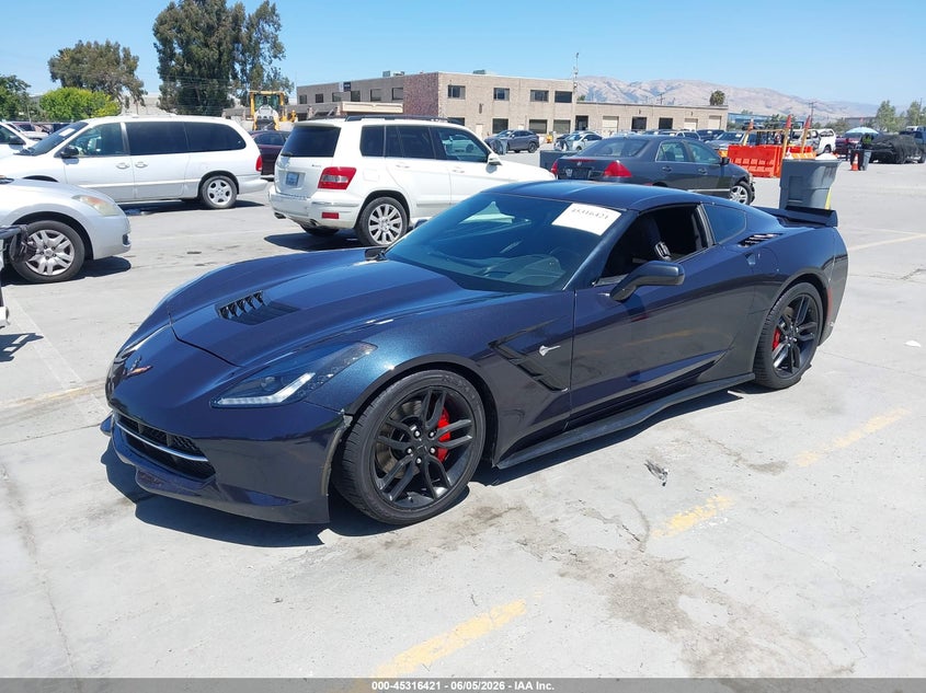 Vin: 1g1yd2d71e5105160, lot: 45814347, chevrolet corvette stingray 20142