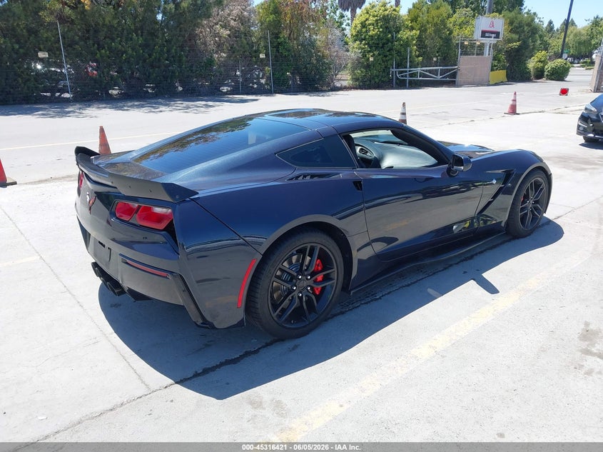 Vin: 1g1yd2d71e5105160, lot: 45814347, chevrolet corvette stingray 20144