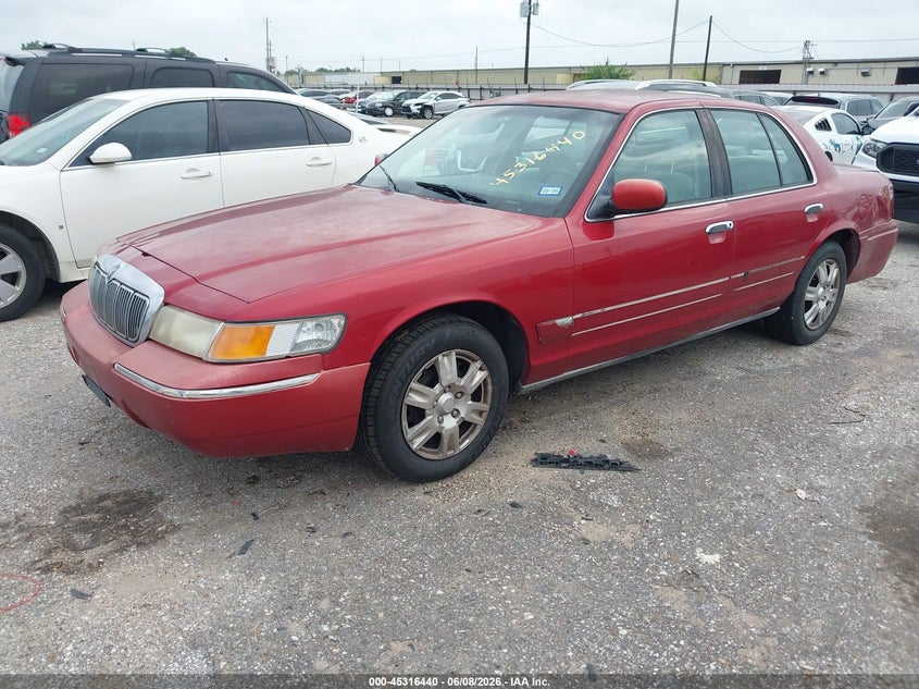 2MEFM74W91X603701 2001 Mercury Grand Marquis Gs photo 1
