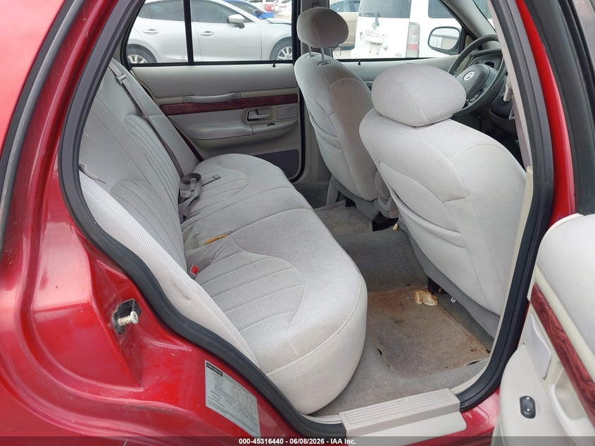 2001 Mercury Grand Marquis Gs VIN: 2MEFM74W91X603701 Lot: 45316440