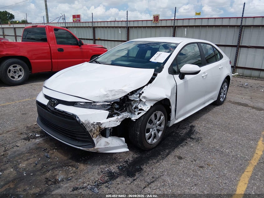 Vin: 5yfb4mde6sp333788, lot: 45814388, toyota corolla le 20252