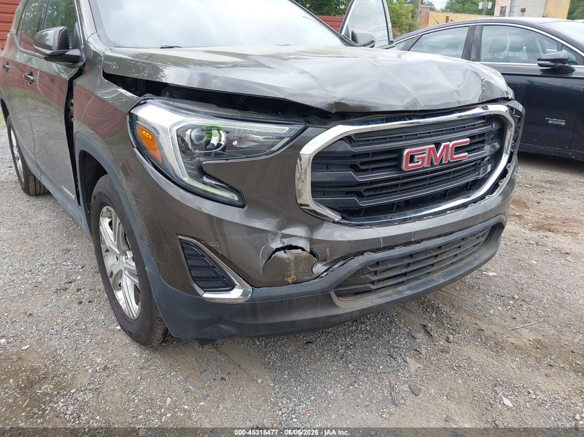 2019 Gmc Terrain 1.5 grey Lot 111045316477 Vin 3GKALTEV8KL325099