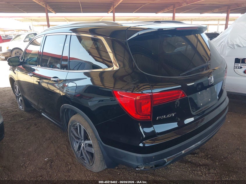 Vin: 5fnyf6h9xhb026464, lot: 45814408, honda pilot touring 20173