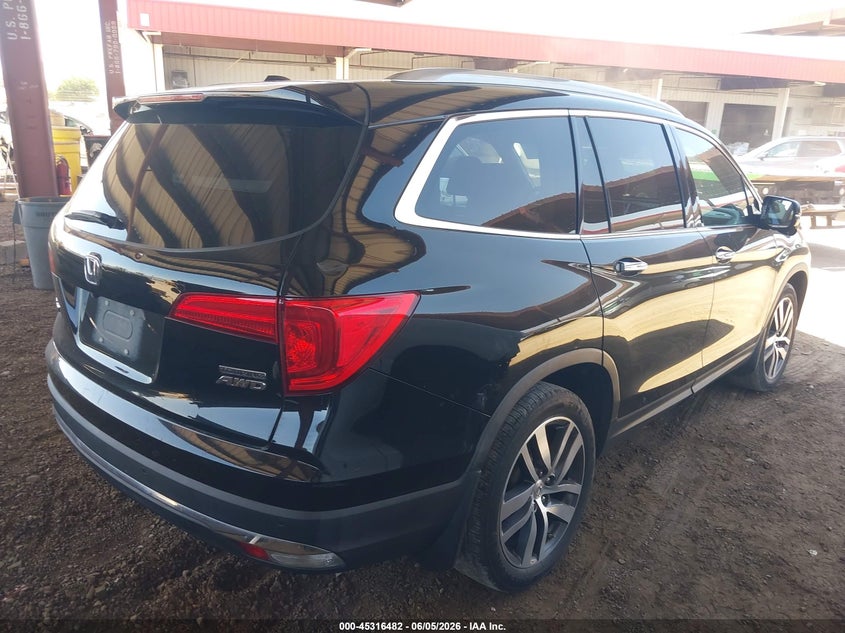 Vin: 5fnyf6h9xhb026464, lot: 45814408, honda pilot touring 20174