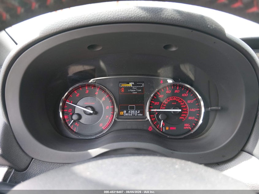 SUBARU WRX 2017 VIN JF1VA1B69H9838728