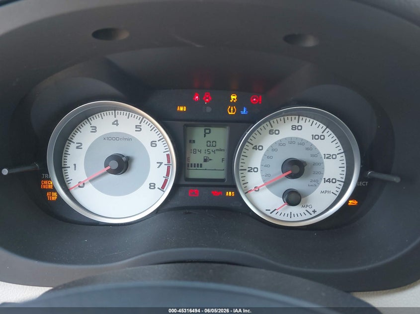 2013 SUBARU IMPREZA auction photo 7