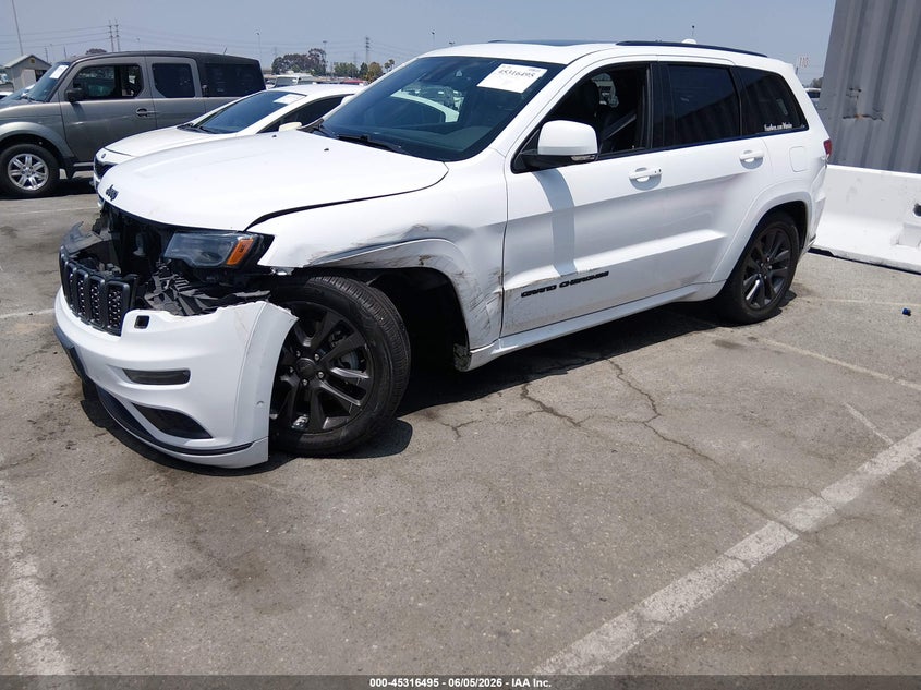 Vin: 1c4rjfct7kc606992, lot: 45814421, jeep grand cherokee high altitude 4x4 20192