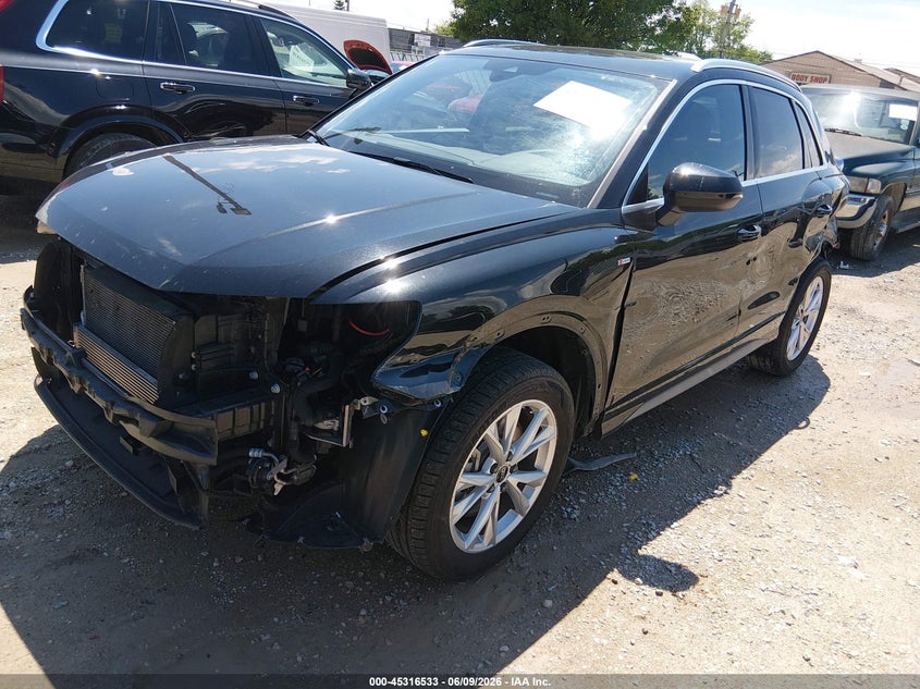 Vin: wa1decf37p1113903, lot: 45814459, audi q3 premium 45 tfsi s line quattro tiptronic 20232