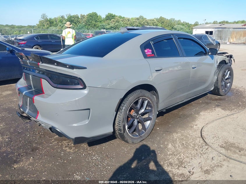 Vin: 2c3cdxhgxph591931, lot: 45814471, dodge charger gt 20234