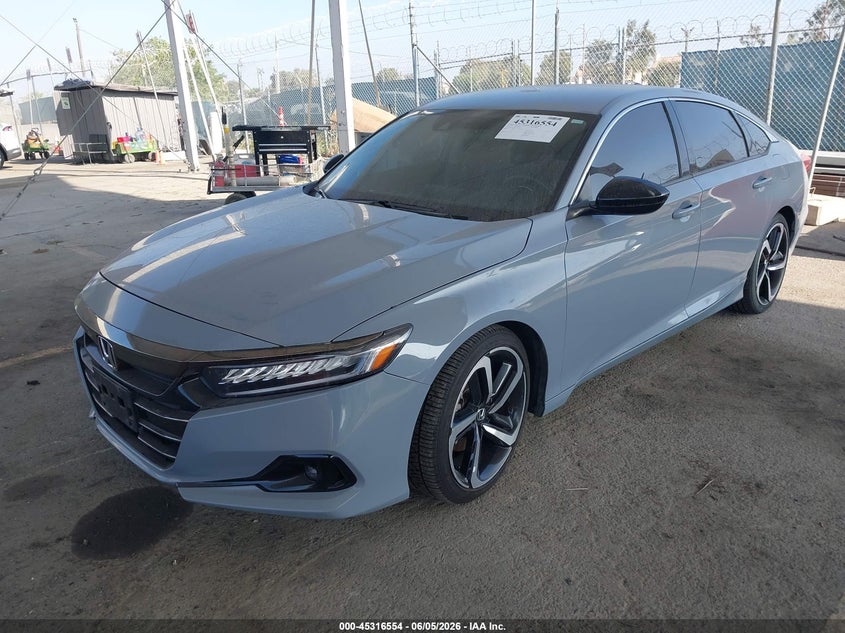 VIN 1HGCV1F41MA114220 2021 HONDA ACCORD SPORT SPECIAL EDITION