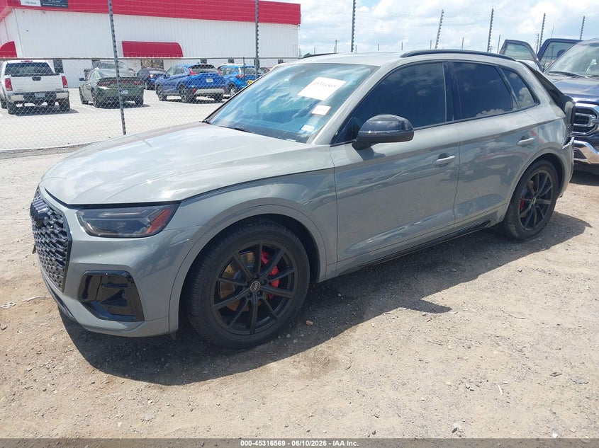 Vin: wa1b4afyxm2047640, lot: 45814495, audi sq5 premium plus tfsi quattro tiptronic 20212