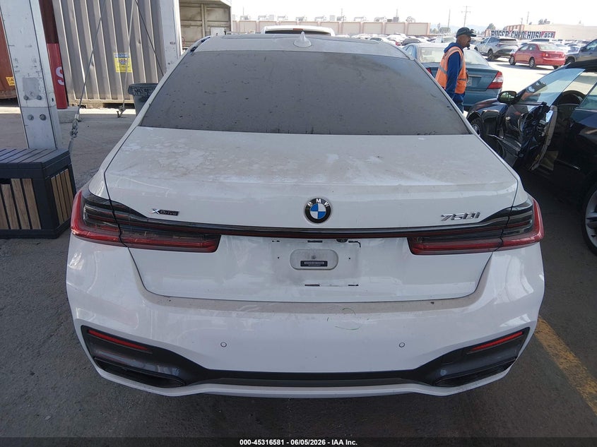 2021 BMW 750I 4.4L V-8 DI, DOHC, V(VIN: WBA7U2C02MCG00078