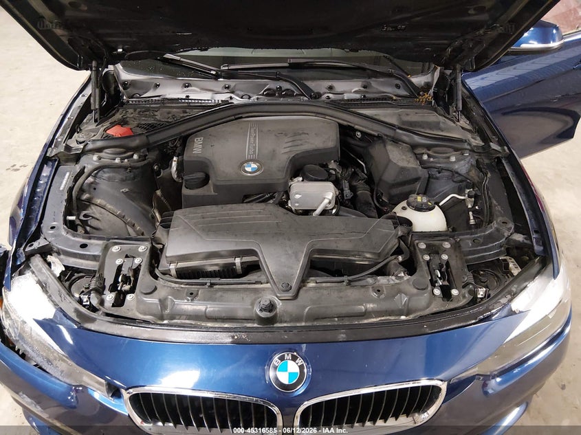 2016 BMW 3ER SEDAN 2.0L I-4 DI, DOHC, VVT, TURBO, 180HP