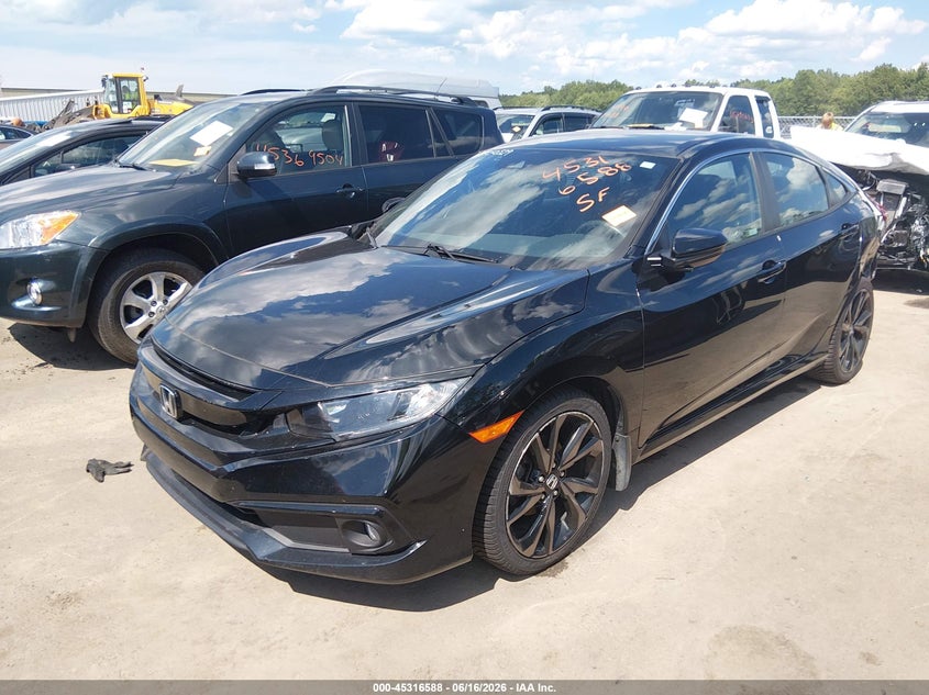 2019 HONDA CIVIC auction photo 2
