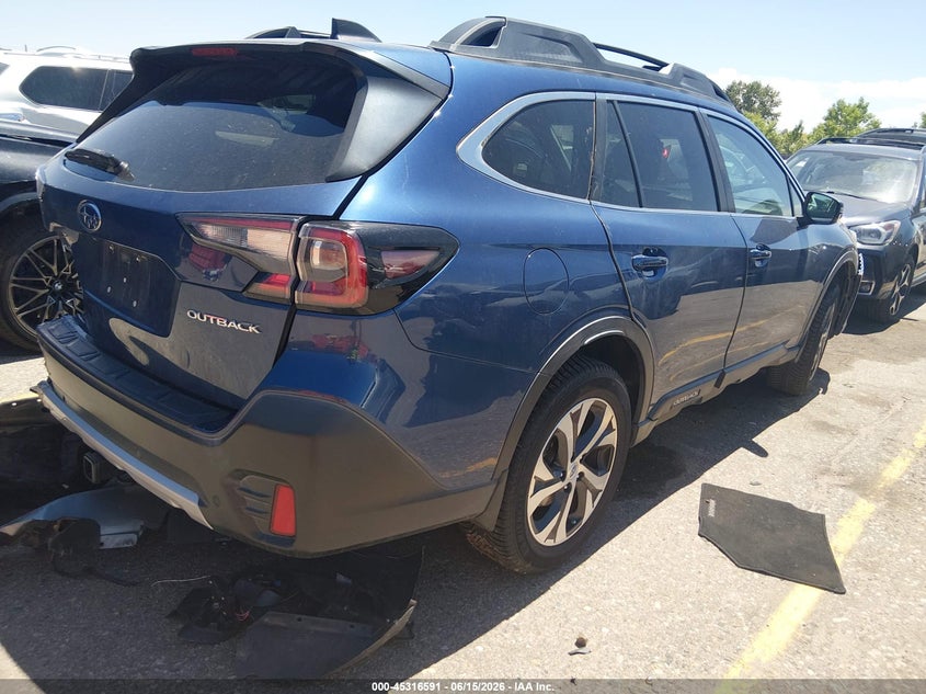 Vin: 4s4btanc9l3101514, lot: 45814517, subaru outback limited 20204