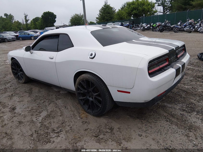Vin: 2c3cdzag6gh200876, lot: 45814522, dodge challenger sxt 20163