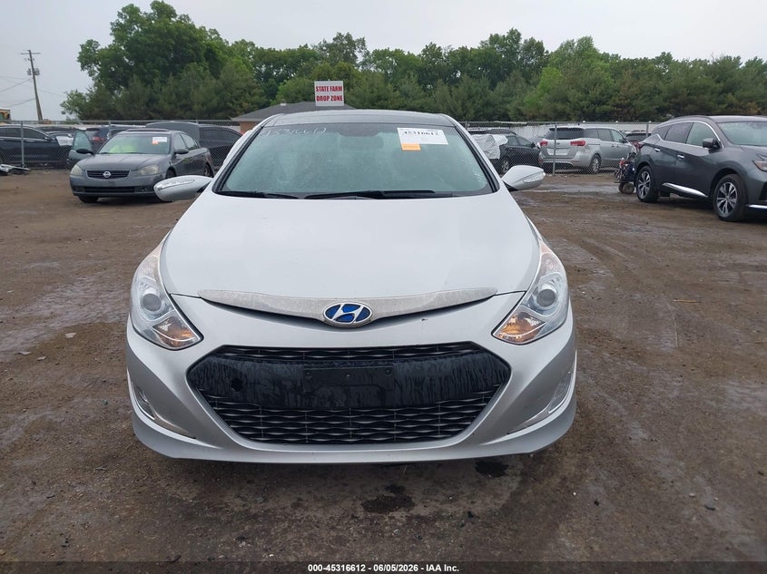 2012 Hyundai Sonata 2.4 Hybrid silver Lot 111045316612 Vin KMHEC4A41CA028812