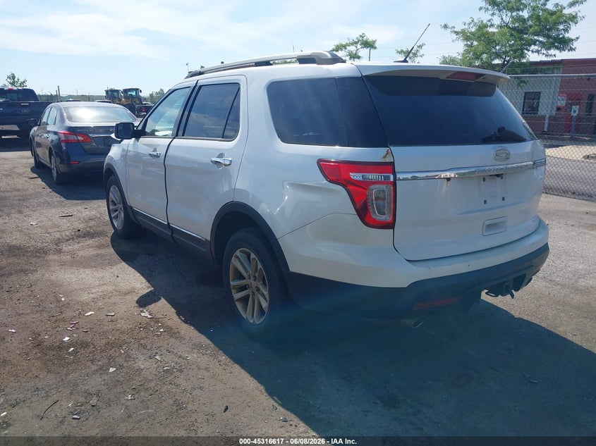 Vin: 1fm5k8d80dga06050, lot: 45814543, ford explorer xlt 20133