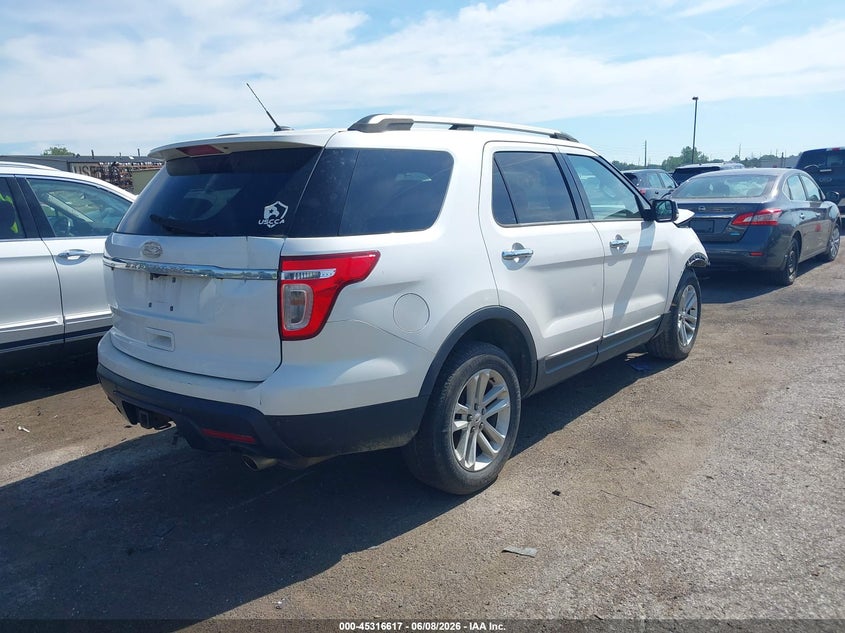 Vin: 1fm5k8d80dga06050, lot: 45814543, ford explorer xlt 20134
