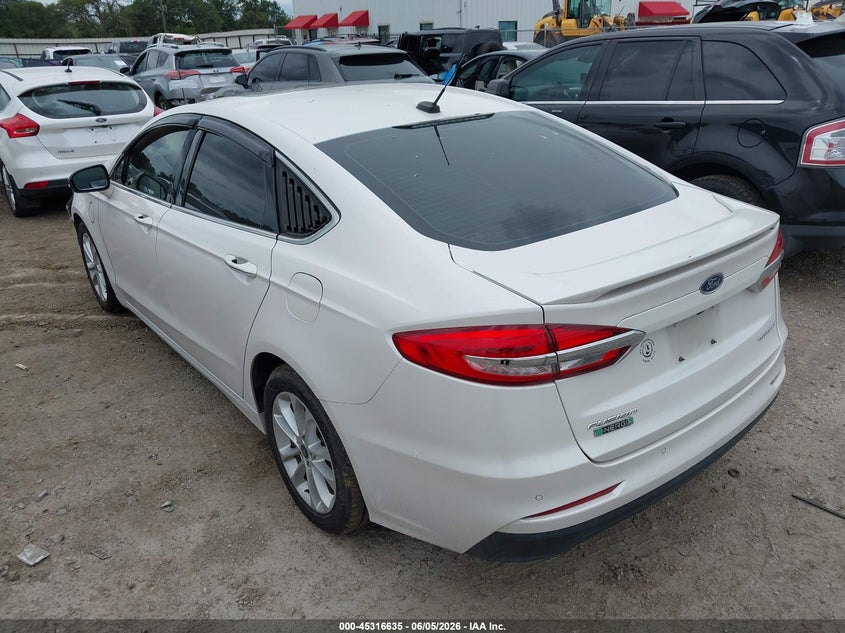 Vin: 3fa6p0su4kr211121, lot: 45814561, ford fusion energi titanium 20193