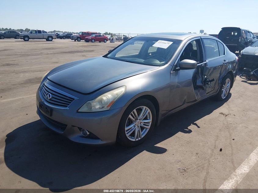 Vin: jn1cv6arxam458415, lot: 45814605, infiniti g37x 20102